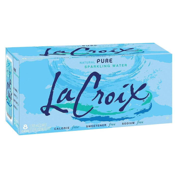 La Croix – Sparkling Water Pure, 96 fl oz | Pack of 3
