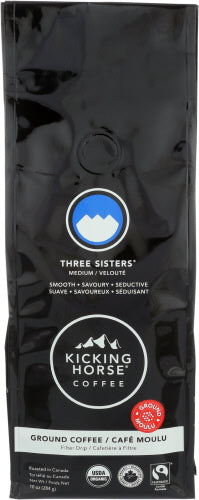 Kicking Horse – Coffee 3 Sisters Medium Roast Ground Coffee 10 Oz – Pa