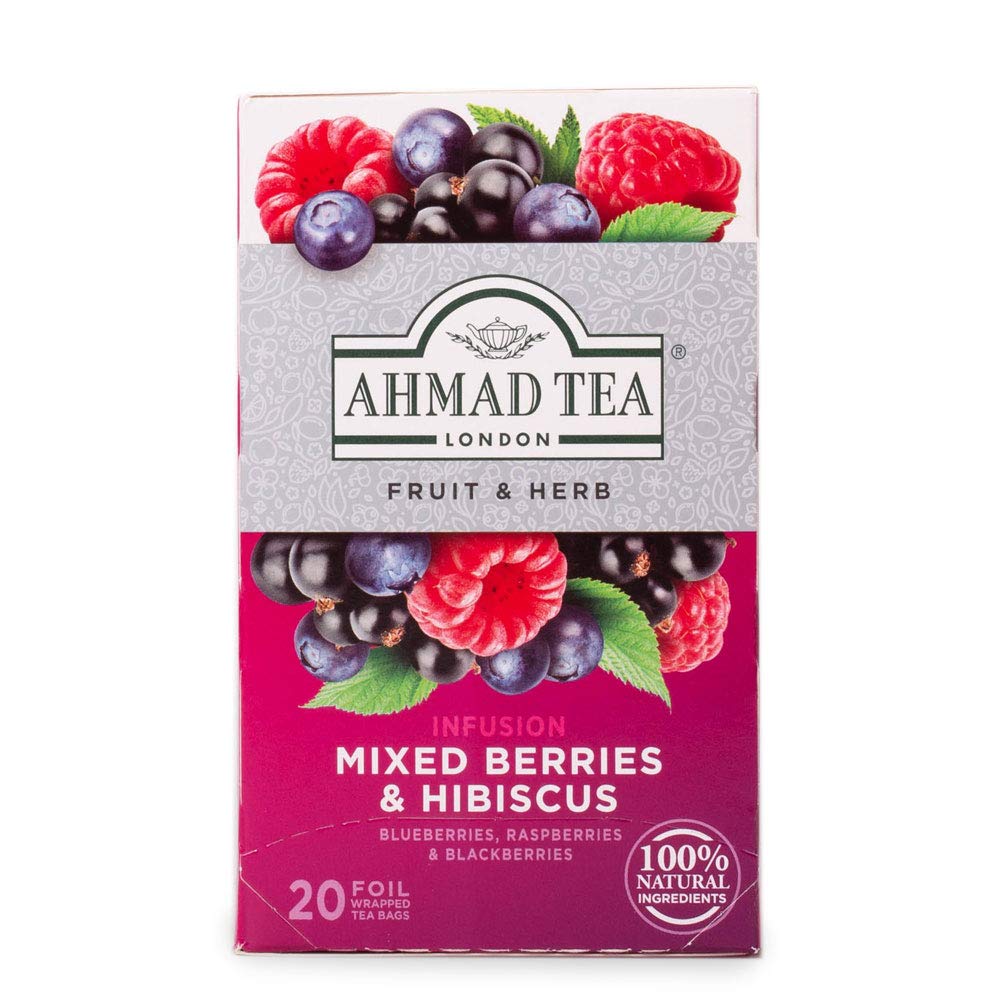 Ahmad Tea, Mixed Berries & Hibiscus Tea 20 Counts