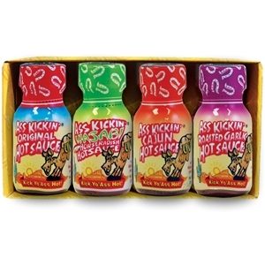 Mini Ass Kickin’ Hot Sauce 4-Pack