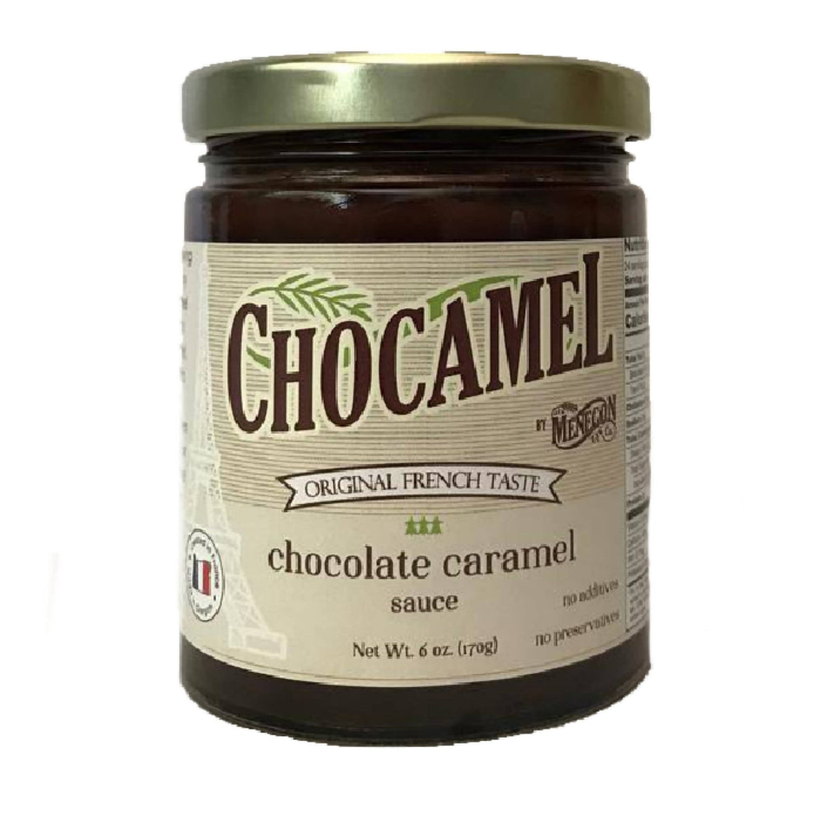 Chocamel Sauce – French Chocolate Caramel Sauce Jars – 12 x 6oz
