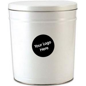 3.5 Gal Custom Branded Gourmet Popcorn Tin