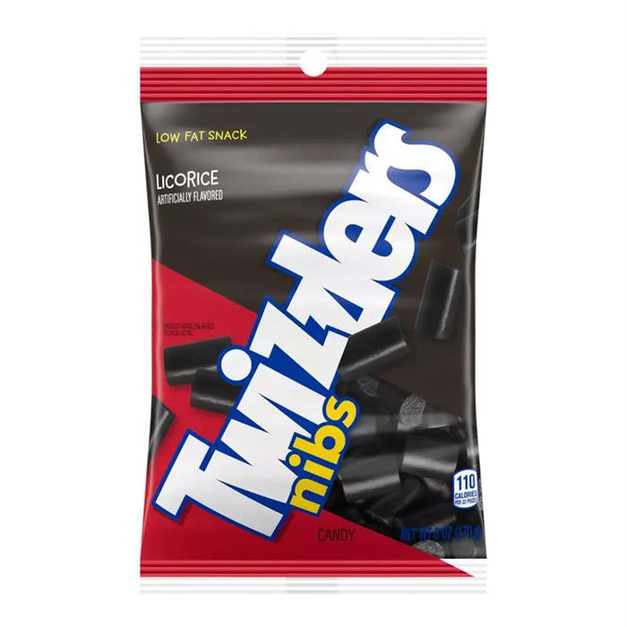 Twizzlers Nibs – Black Licorice – 6 oz