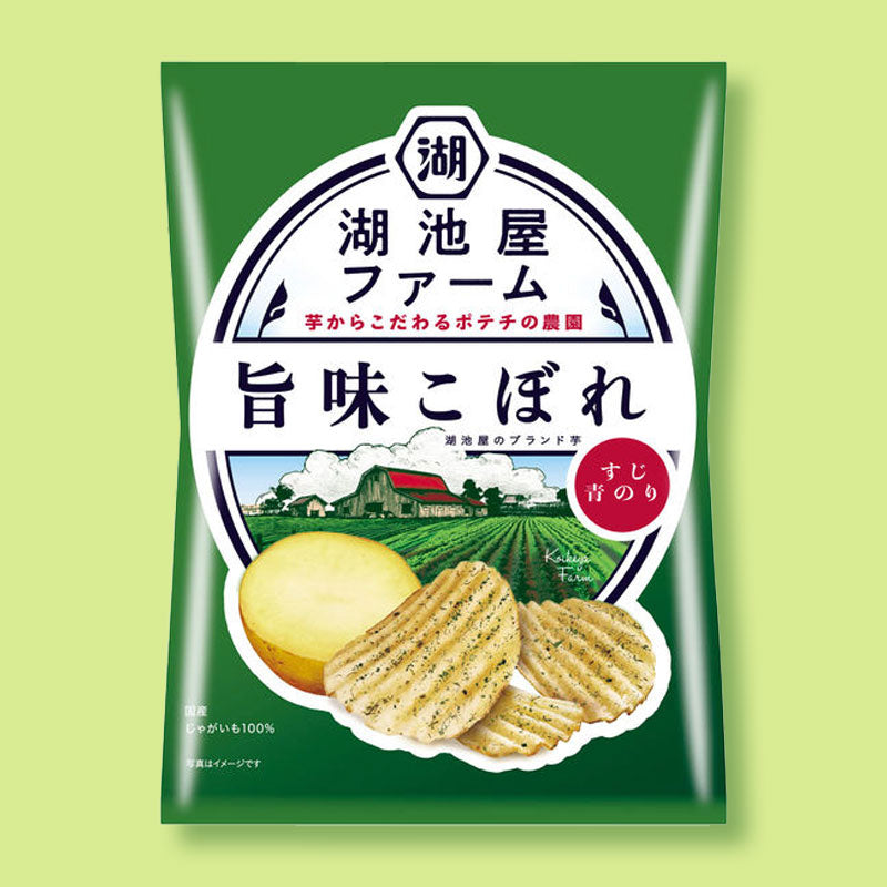 Koikeya Farm’s Delicious Potato Chips – Green Laver