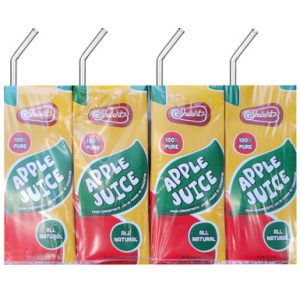 Shwartz Pure Apple Juice Box Drink, Kosher for Passover, All Natural, 4 Count