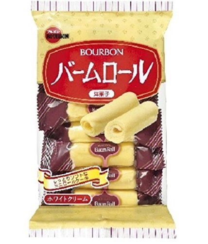 Bourbon “Baum Roll” Rolled Cake with White Cream, 7 bars in 1 pack