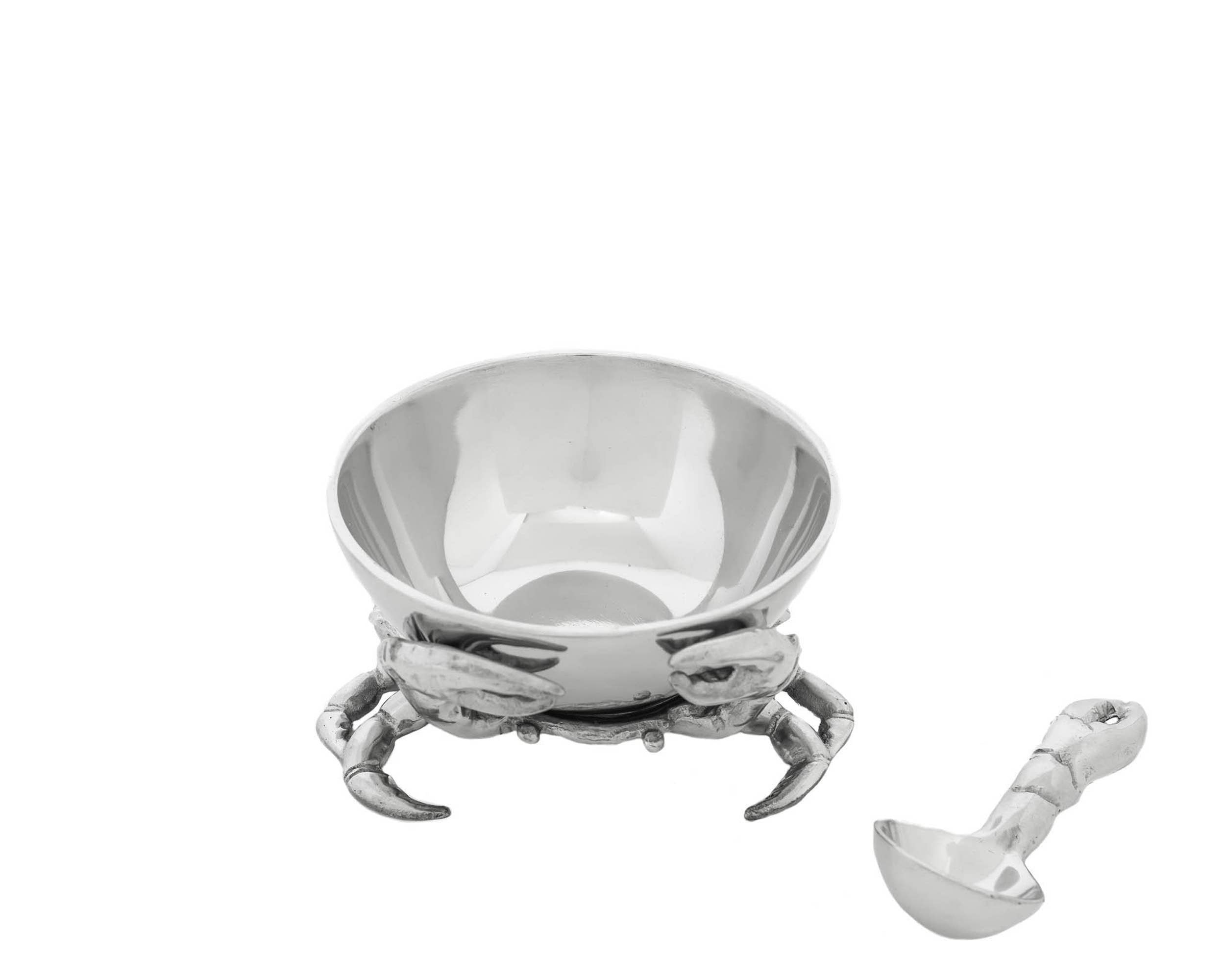 Arthur Court – Crab 3-Piece Condiment Set