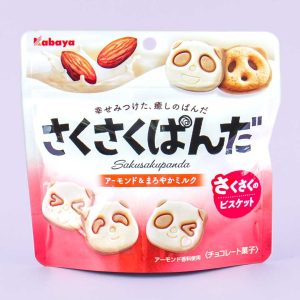 Saku Saku Panda Chocolate Biscuits – Almond & Milk