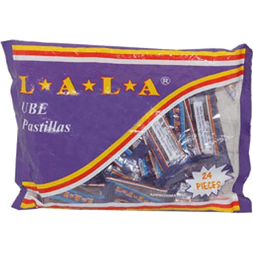 LALA – UBE Pastillas (BAG) – Singles – 24 Pieces – 96 G