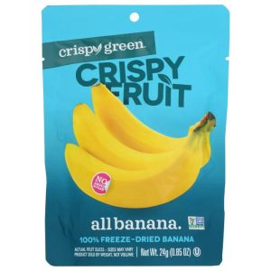 Crispy Green – Banana Dried Single Serve, 0.85 Oz (Pack Of 12)