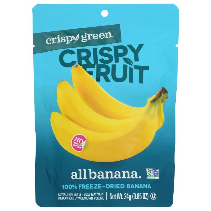 Crispy Green – Banana Dried Single Serve, 0.85 Oz (Pack Of 12)