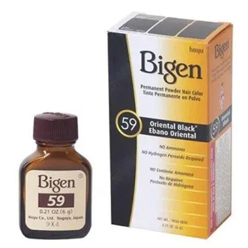 Bigen – Oriental Black – Permanent Powder Hair Color