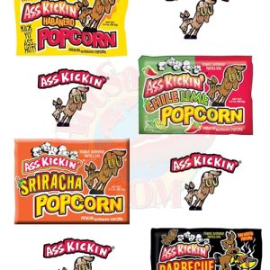 Ass Kickin PopCorn Gift Set, 4/3.5oz.