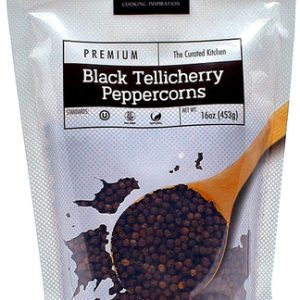 The Spice Lab Whole Black Tellicherry Peppercorns for Grinder Refill, 16 oz