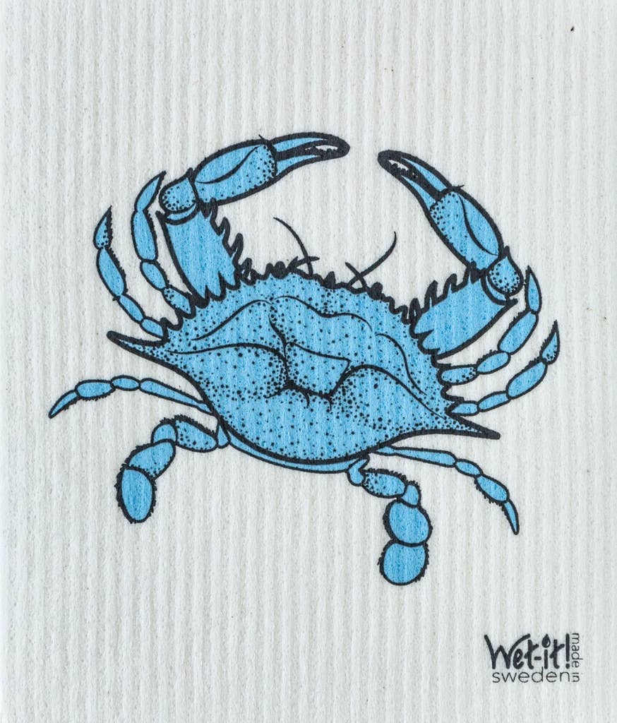 Wet-it! – Blue Crab Swedish Cloth
