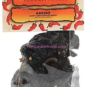 Ancho Chiles Peppers Whole, 2oz.