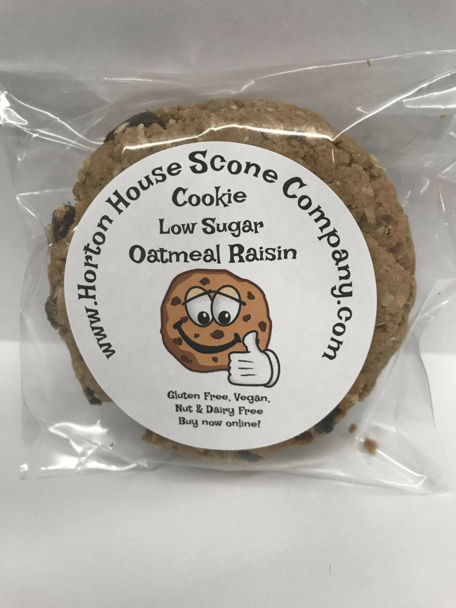 Horton House Scone GF – Oatmeal Raisin Cookie (Low Sugar) Case – 12 Pieces