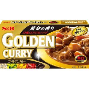 SB Foods Golden Curry Dry Spicy and Herb 198g x 5 Pack Made in JAPAN- Tokyo Sakura Mall
