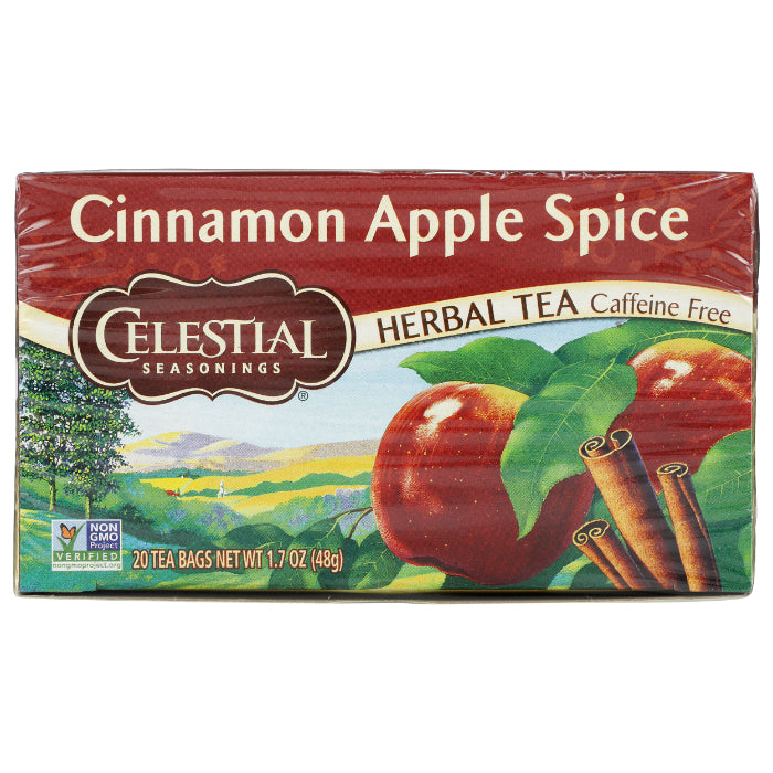 Celestial Seasonings – Herbal Tea Cinnamon Apple Spice, 20 Bags | Pack