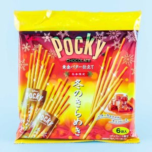Pocky Biscuit Sticks Winter Bag – Golden Butter Caramel