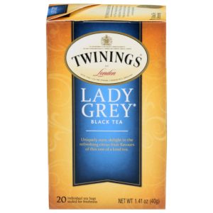Twinings – Lady Grey Tea, 20 Bags | Pack of 6
