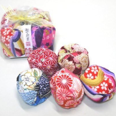 Otedama Traditional Japanese Game 5 Hand Balls Beanbag Set Made in Japan – Tokyo Sakura Mall