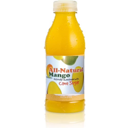 All Natural Mango – Naturally Sweetened with Cane Sugar – 16 OZ