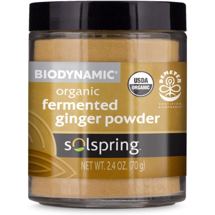 Solspring – Fermented Ginger Powder, 2.4 oz – Pack of 12