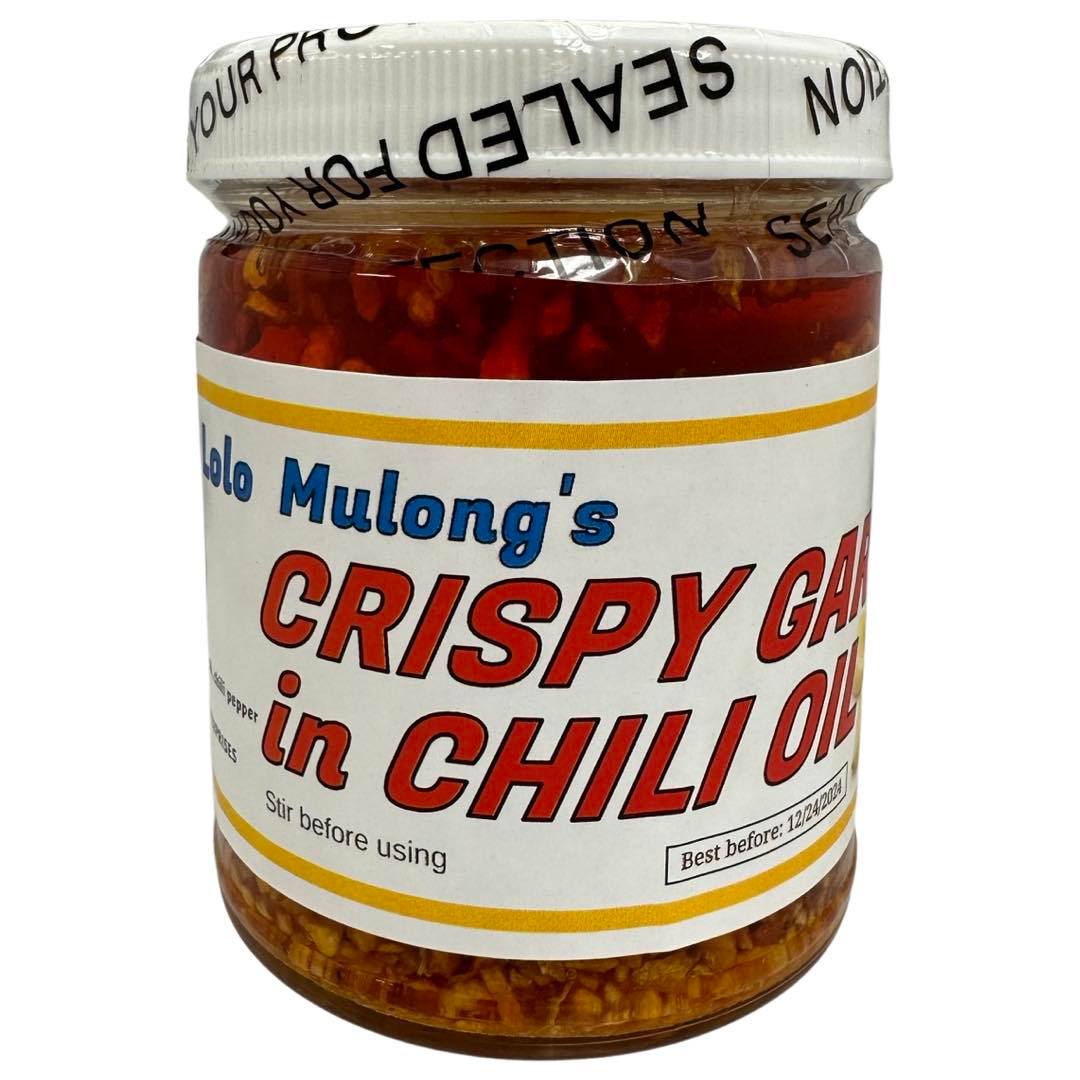 Lolo Mulong’s – Crispy Garlic in Chili Oil – Mild – 9 OZ