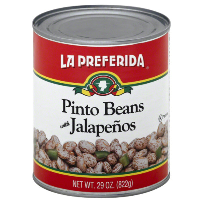 La Preferida – Pinto Jalapeno Beans, 29 Oz – Pack of 12