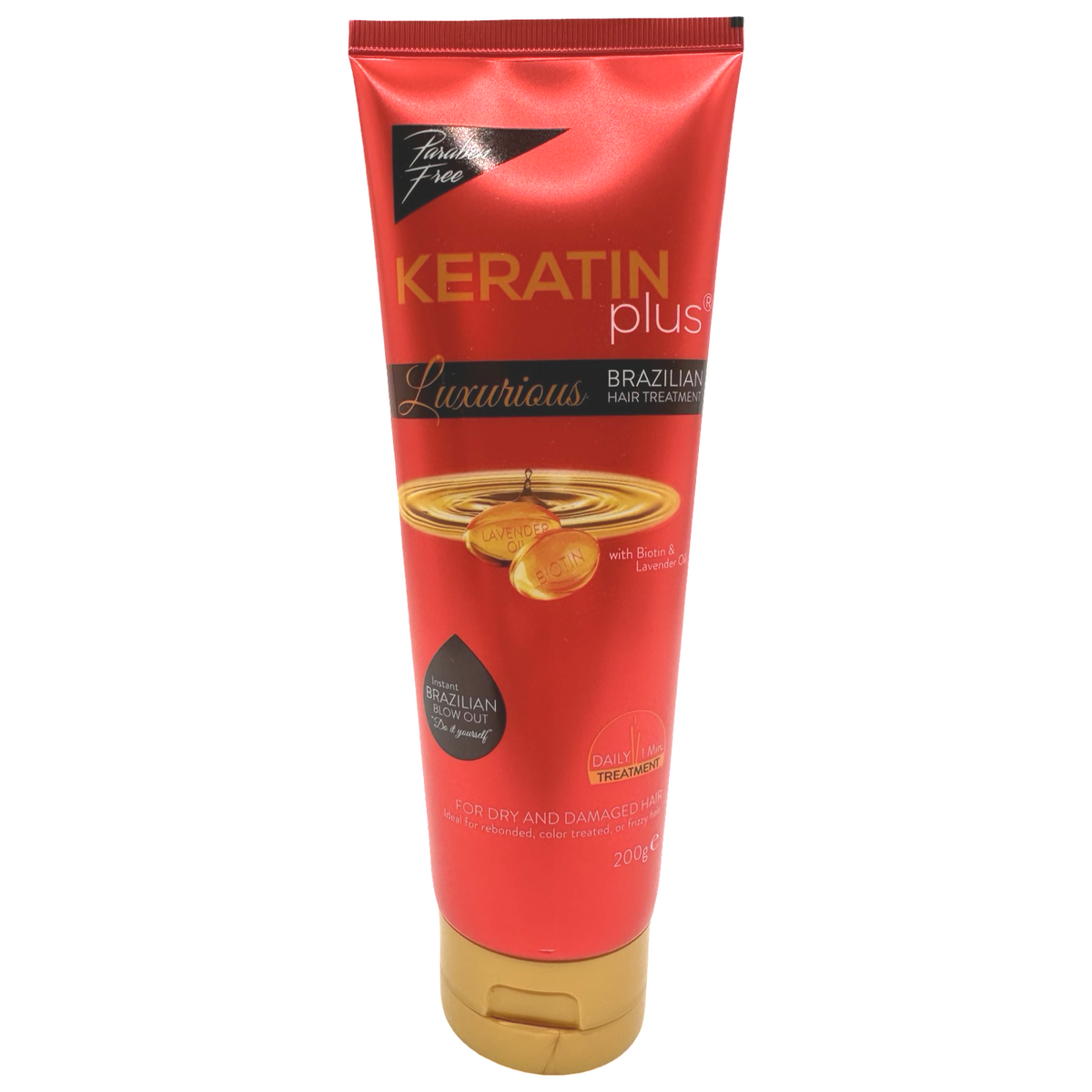 Keratin Plus – Luxurious Brazilian Hair Treatment – RED- 200 G