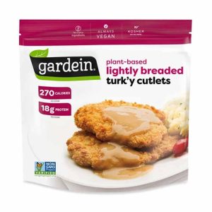 Gardein – Lightly Breaded Turk’y Cutlets with Homestyle Gravy, 12oz