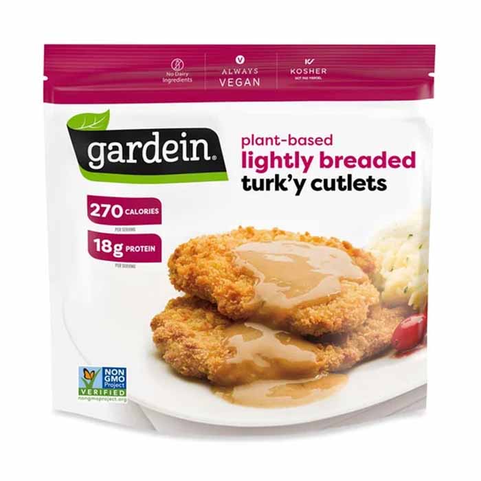 Gardein – Lightly Breaded Turk’y Cutlets with Homestyle Gravy, 12oz
