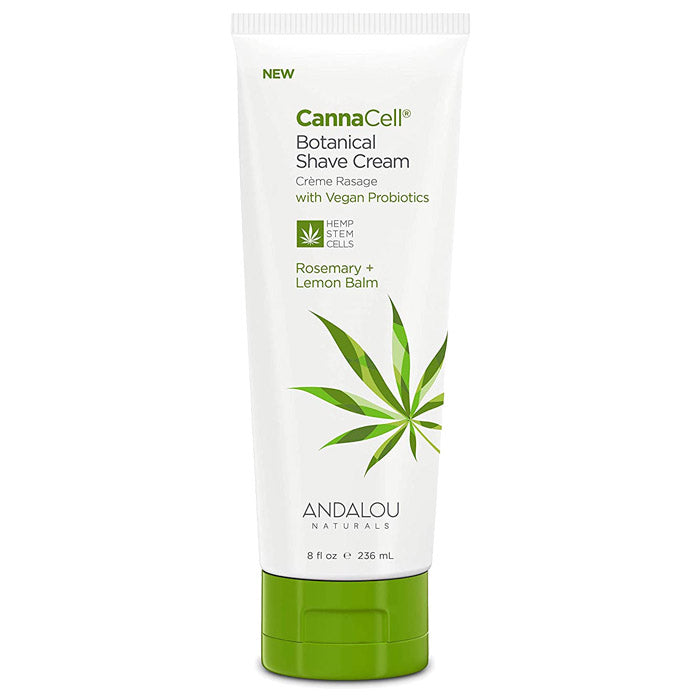 Andalou Naturals – CannaCell Botanical Shave Cream Rosemary + Lemon Ba