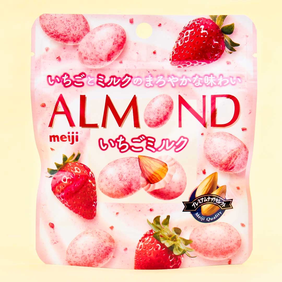Meiji Almond Chocolate – Strawberry & Milk