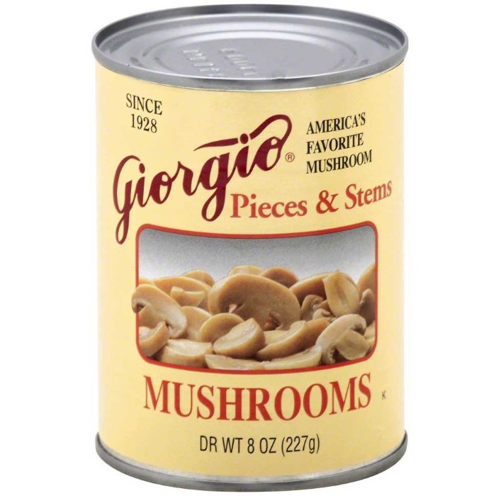 Giorgio – Mushroom Pieces N Stems 8 Oz | Pack Of 12