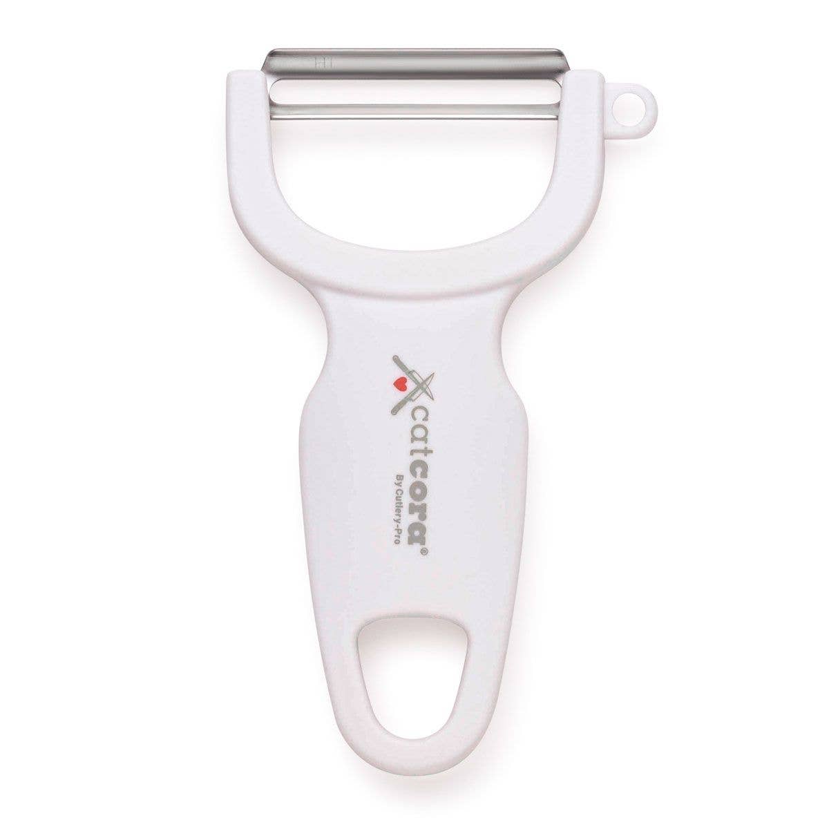 HIC – Harold Import Co. – Cat Cora Swiss-Style Peeler, White