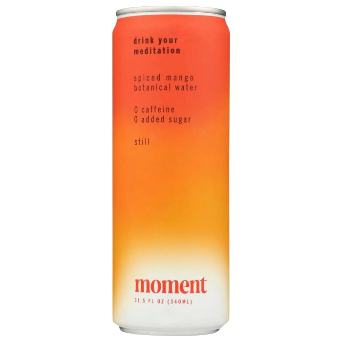 Moment Water Still Black Tea Spiced Mango 11.5 oz – Pack of 12