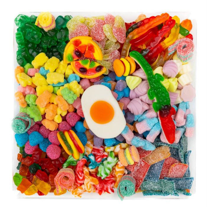 Gummi Explosion Candy Charcuterie Board