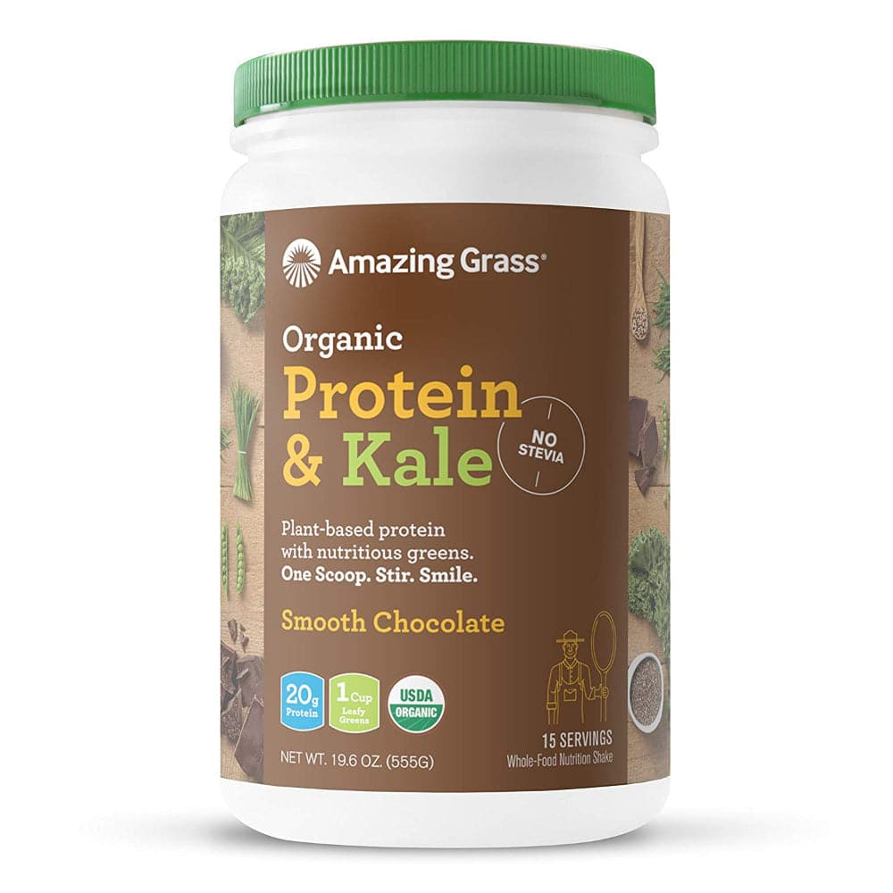 Amazing Grass – Organic Protein & Kale Smooth Chocolate, 555g