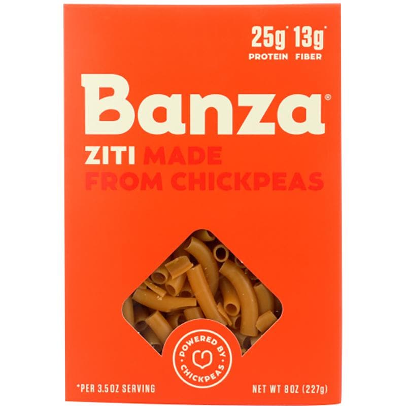 Banza Chickpea Pasta – Pasta Ziti Chickpea, 8oz