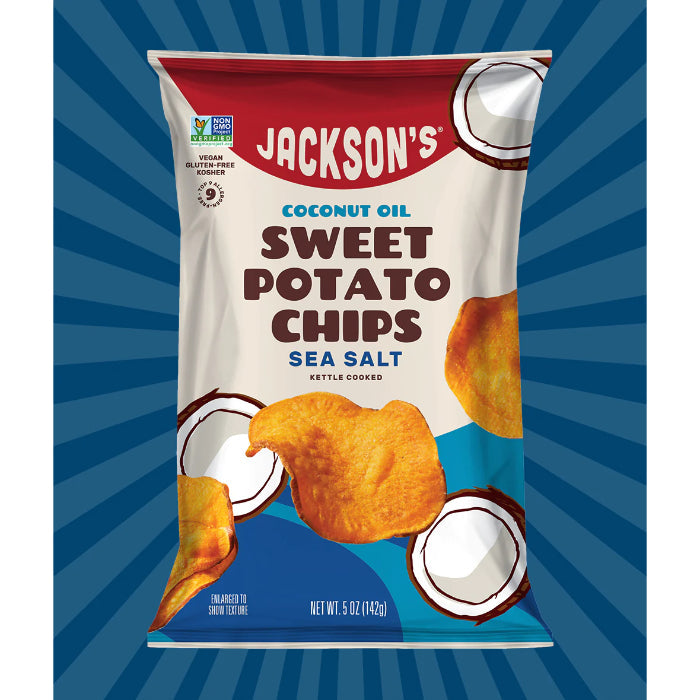 Jackson’S – Chips Chip Pto Sweet N coconut Oil 5 Oz – Pack Of 12