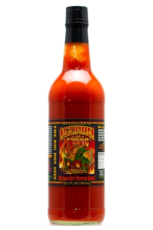Iguana En Fuego Ultra Hot Pepper Sauce, 25.7oz.