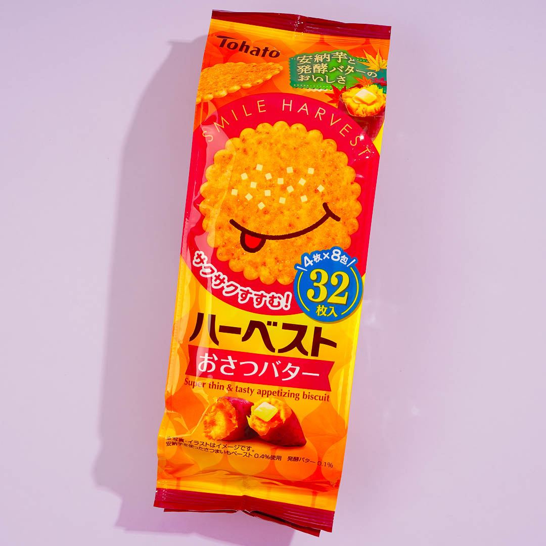 Tohato Smile Harvest Super Thin Biscuit Bag – Osatsu Butter