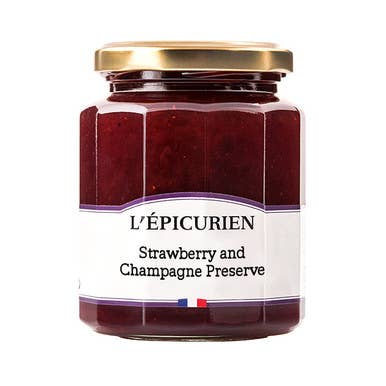 The French Farm – L’Epicurien Champagne & Strawberry Jam – 11.3oz