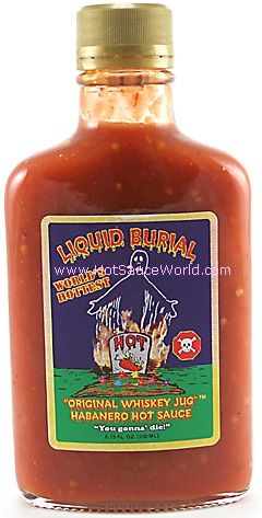 Liquid Burial XXX Habanero Hot Sauce, 6.75oz.