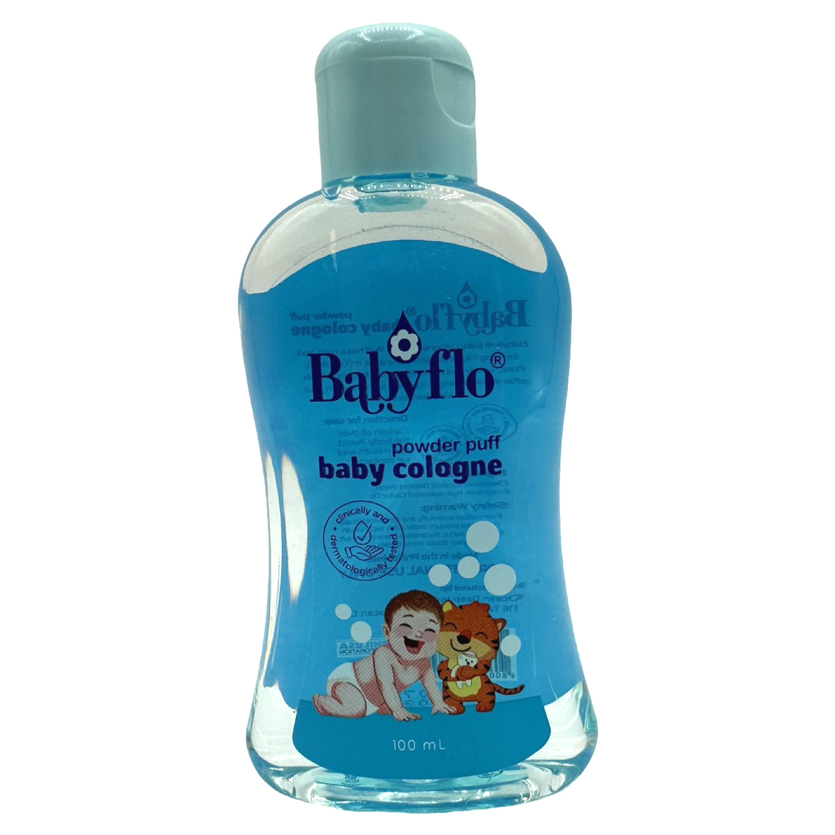 Babyflo – Baby Cologne – Powder Puff (BLUE) – 100 ML