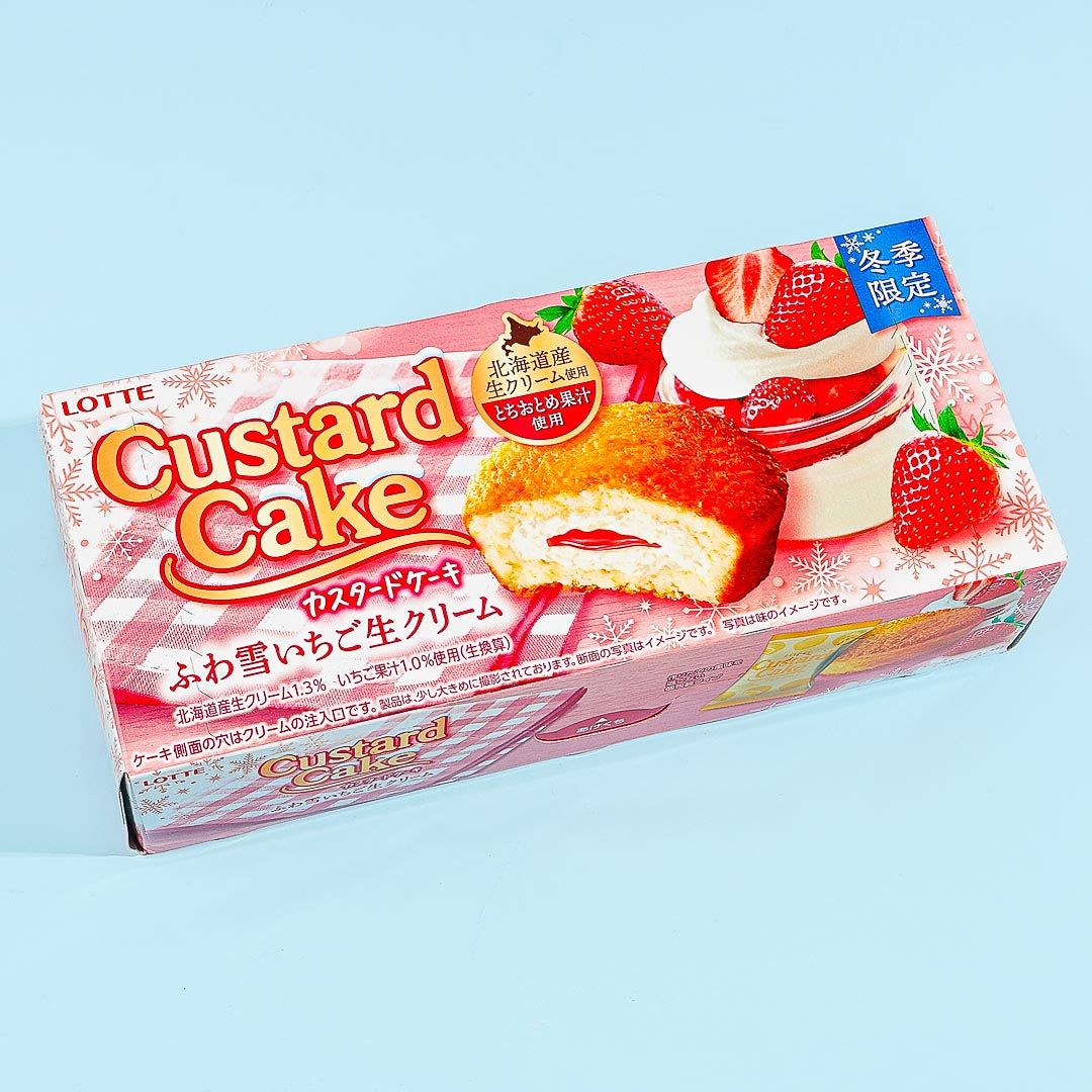 Lotte Custard Cake – Strawberry Fresh Cream