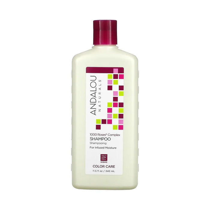 Andalou Naturals – Complex Color Care Shampoo 1000 Roses, 11.5 fl oz