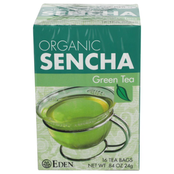 Eden Foods – Tea Sencha Green Org 16 Bg – Pack of 12